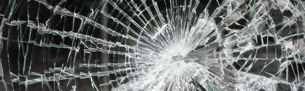 Broken windshield Broken windshield